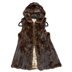 Luxurious Brown mink Vest